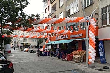 İstanbul Zincir Balon Süsleme