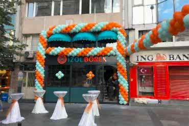 Açılış Balon Süsleme ve Açılış Kokteyli