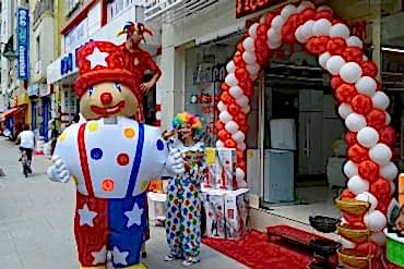 Açılış Organizasyonu Palyaço ve Maskot