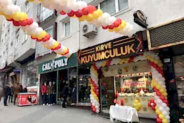 Açılış Organizasyonu Bina Balon Süsleme