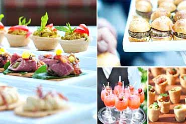Catering Hizmeti Atıştırmalıklar, Kanepeler