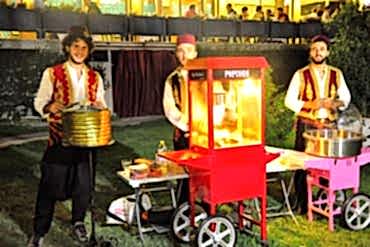 Karnaval Yiyecekler Pamuk Şeker, Popcorn, Osmanlı Macunu